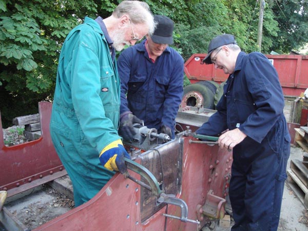 Drilling the Horn Guide Holes